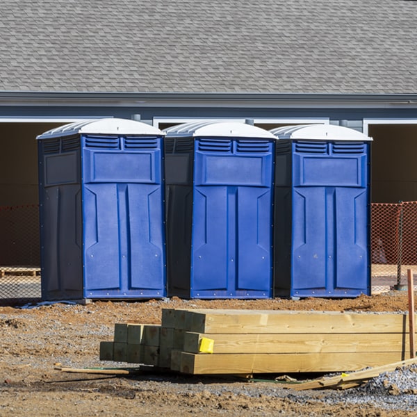 is there a specific order in which to place multiple portable restrooms in Marshall OH